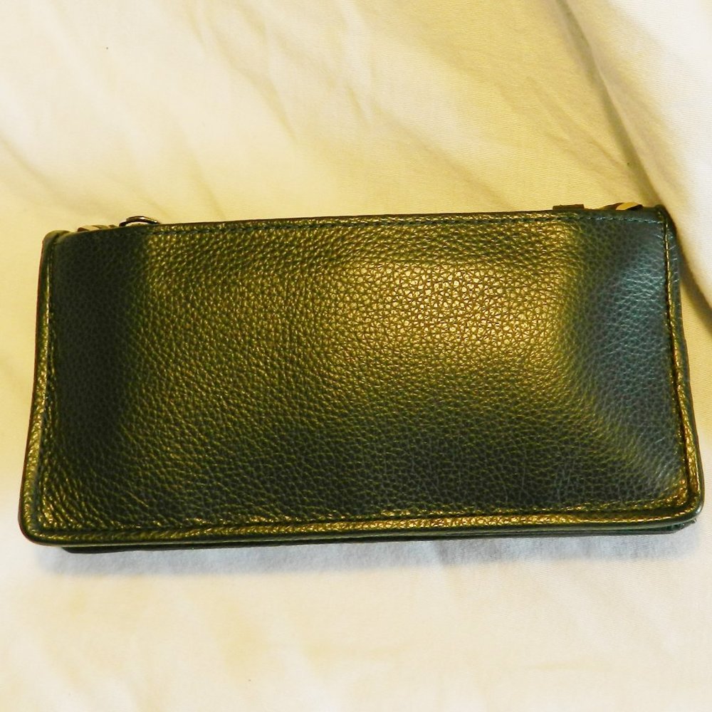 Brighton $245 Bellaire Rockmore Wallet with Strap Jewel Blue NWT - Picture 3 of 4